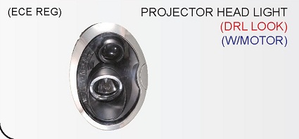 MINI COOPER FAROVI DEVILEYES01-08+MOTOR/CRNI,HROM